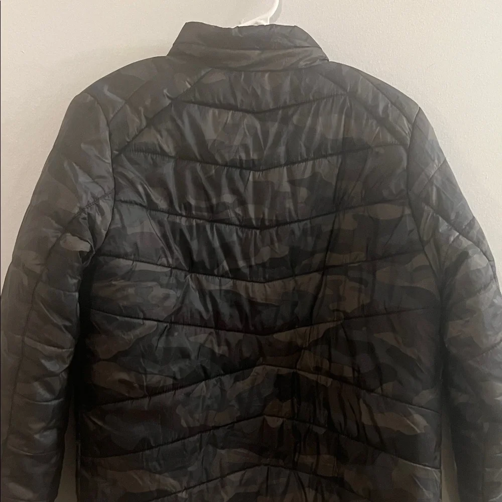 URBAN REPUBLIC Black Camo Puffer Jacket